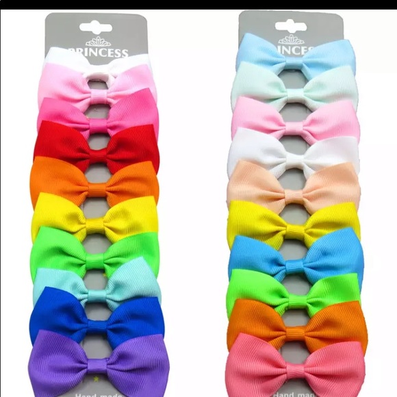 👒Cute pony Tie  Bows n clips👒 - Picture 14 of 15